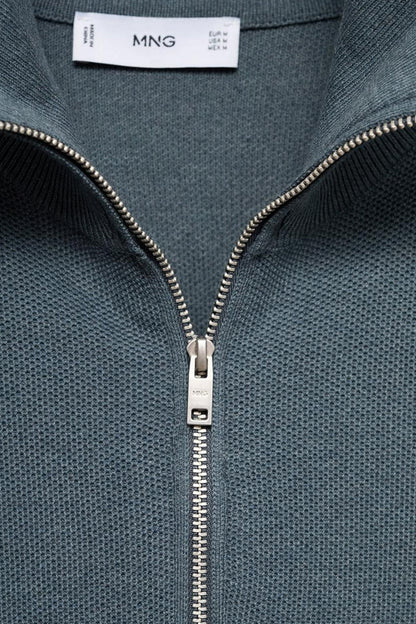 Pull met rolkraag - Blauw