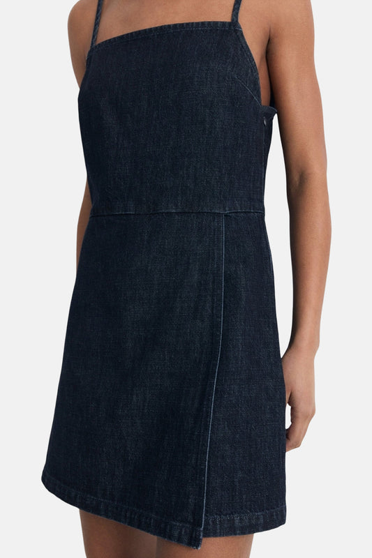Donkerblauwe Denim Speelpak