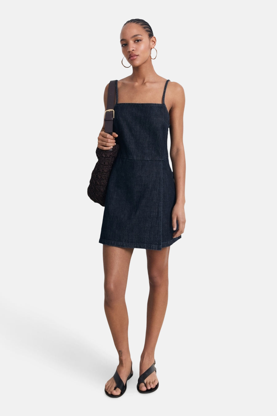 Donkerblauwe Denim Speelpak