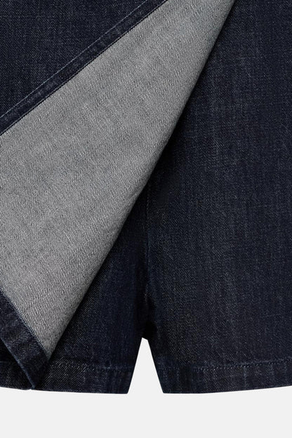Donkerblauwe Denim Speelpak