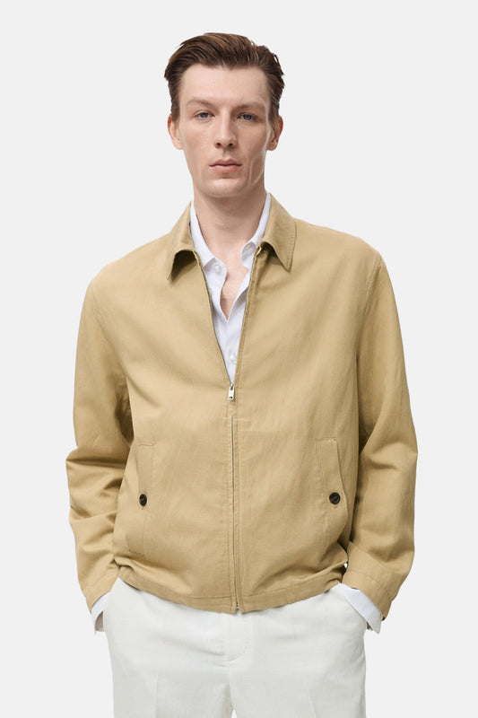 Beige Korte Jas