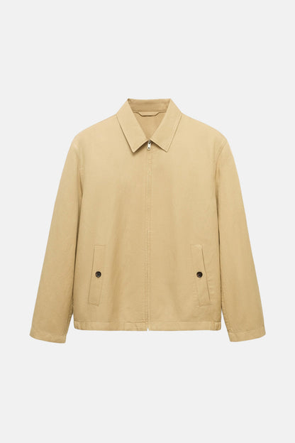 Beige Korte Jas