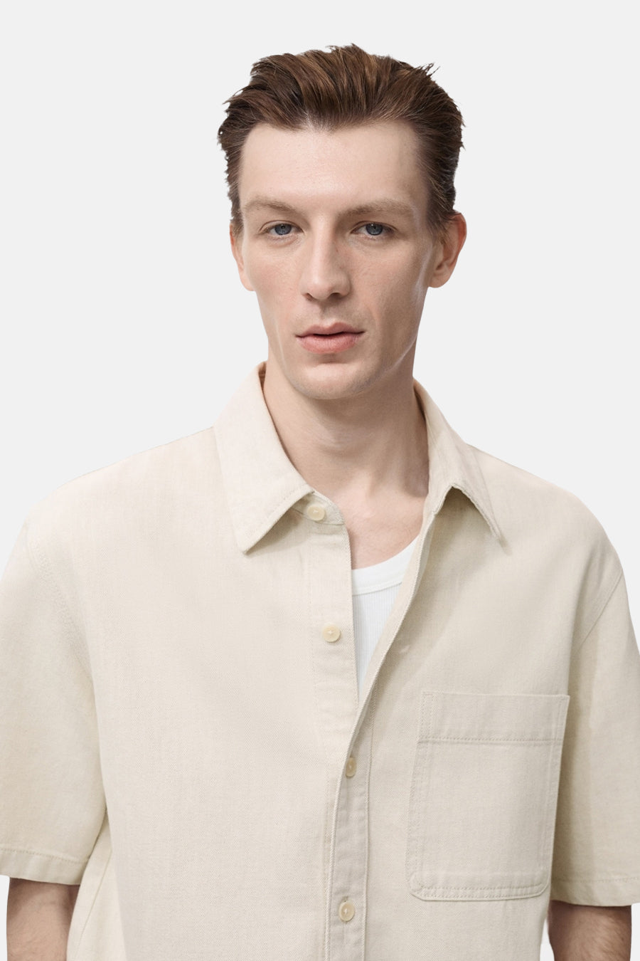 Ecru Denim Shirt