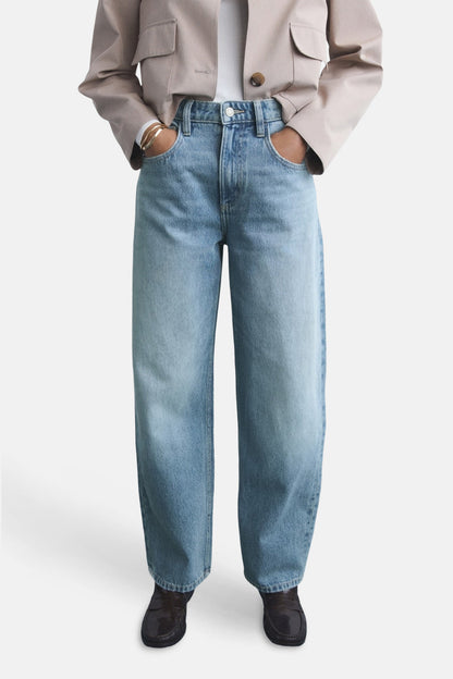 Jeans speciale pasvorm lichtblauwe denim - MANGO