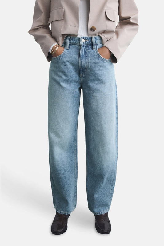 Jeans speciale pasvorm lichtblauwe denim - MANGO