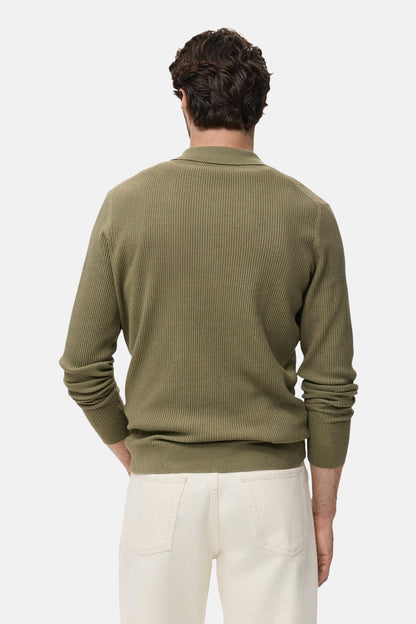 Khaki Ronde Hals Trui