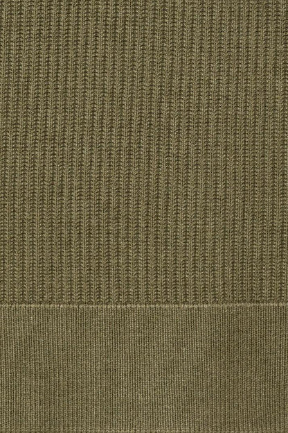 Khaki Ronde Hals Trui