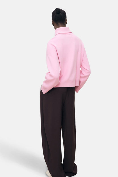 Roze Trui met Rolkraag