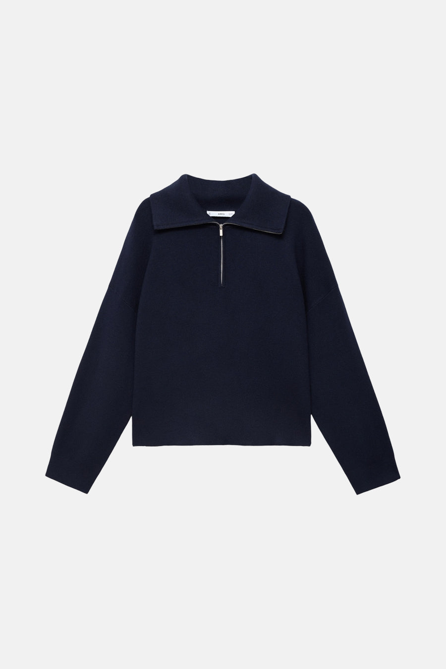 Pullover met rolkraag - blauw