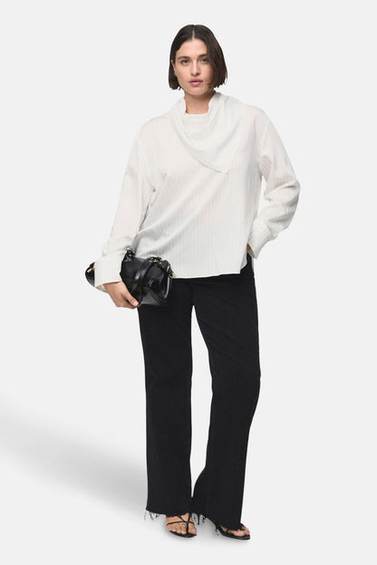Blouse (lange mouwen) wit - MANGO