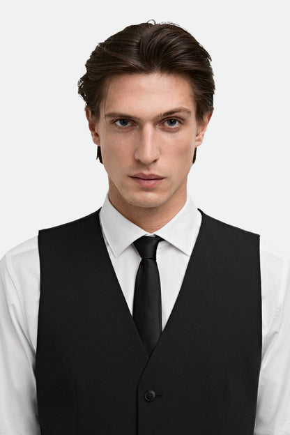 Zwart Gilet van Mango