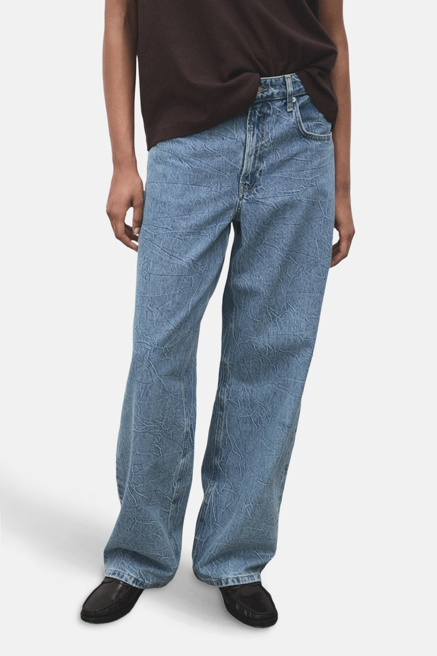 DAVINA - Lichtblauwe Denim