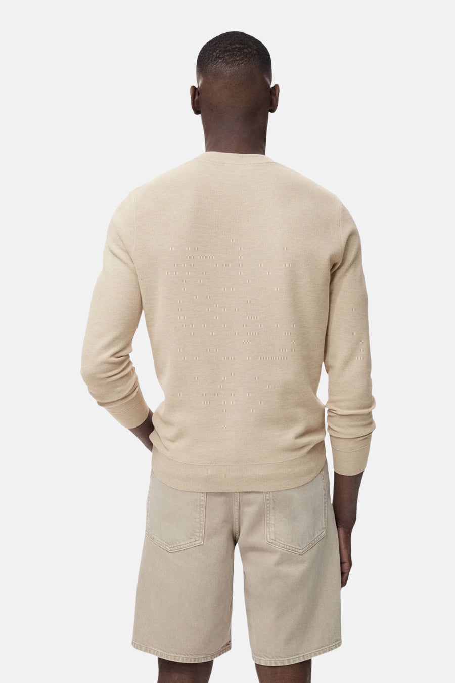 Trui met ronde hals beige - MANGO