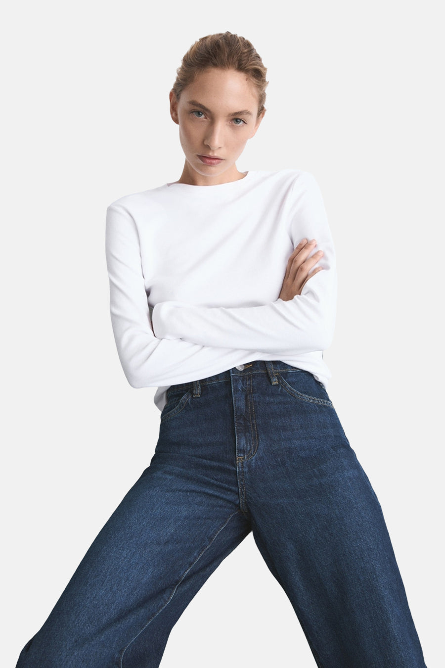 DANILA - donkerblauwe denim