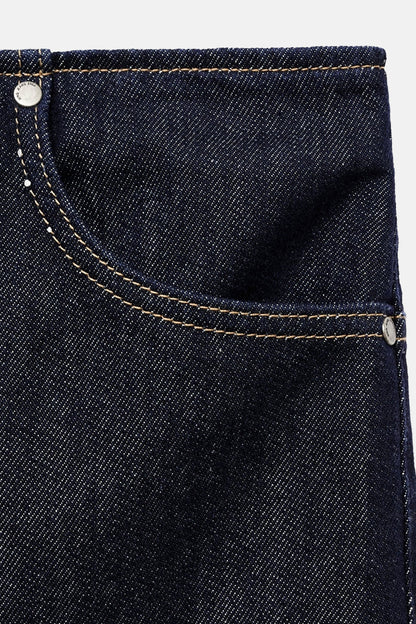 Rok 3/4 blauw - MANGO