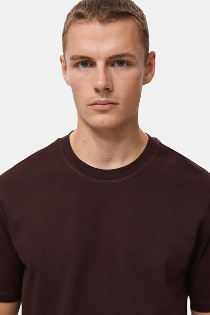 T-shirt (korte mouwen) bordeaux - MANGO