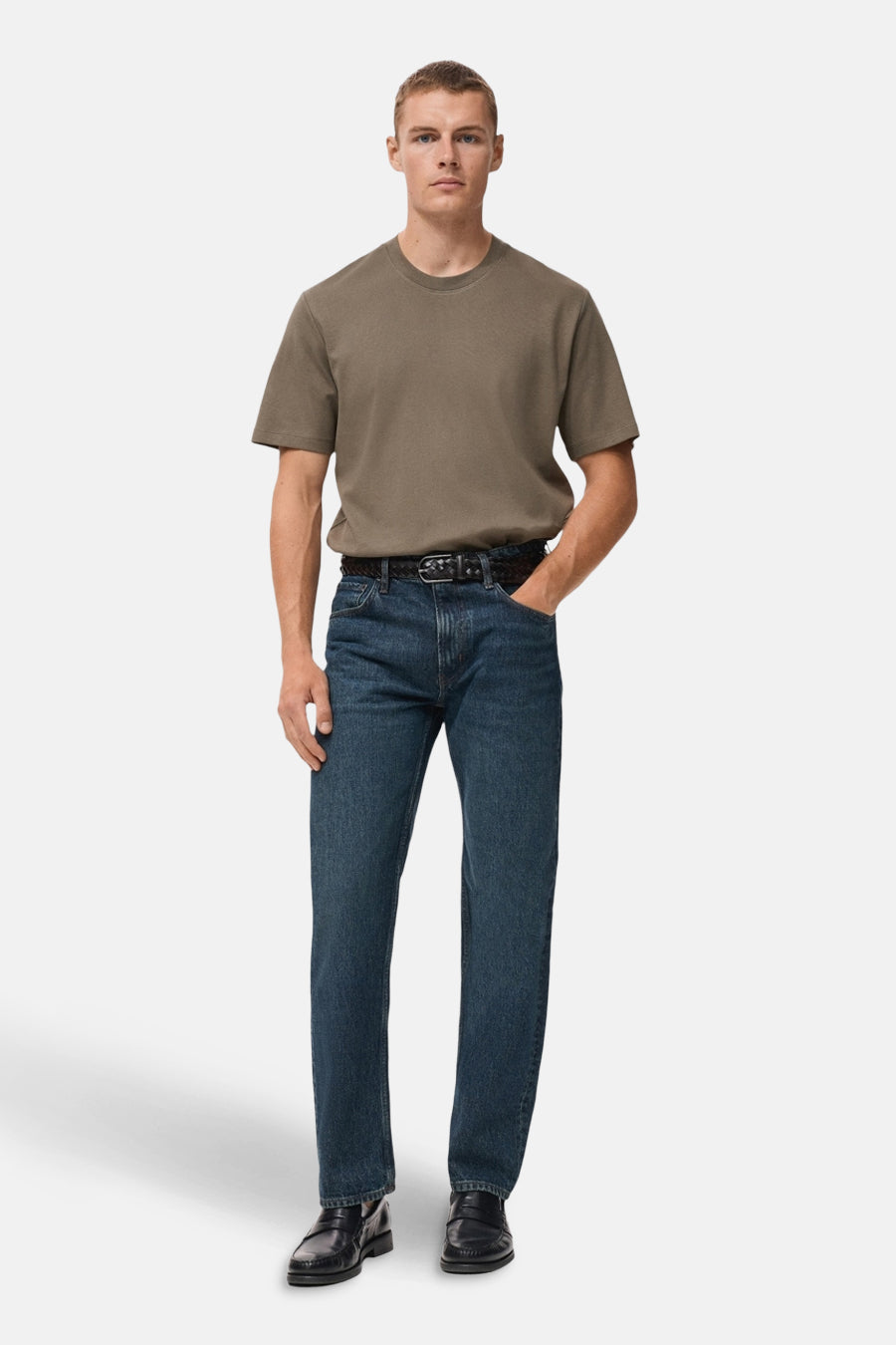 T-shirt (korte mouwen) bruin - MANGO