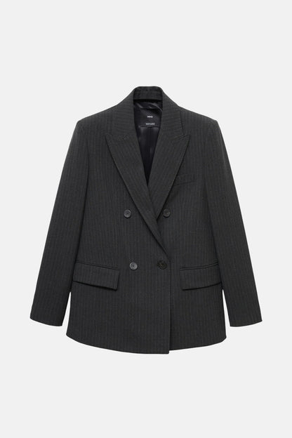 Grijze Blazer - MANGO