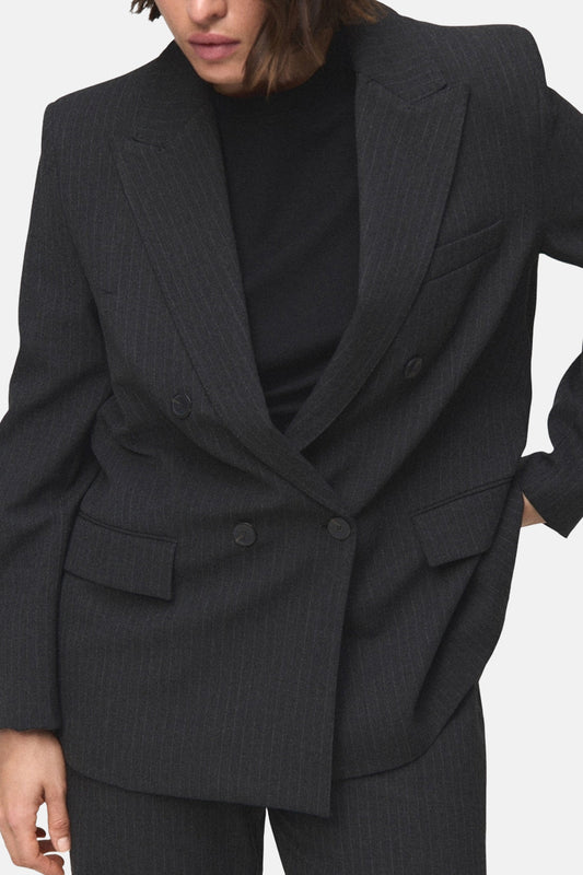 Grijze Blazer - MANGO