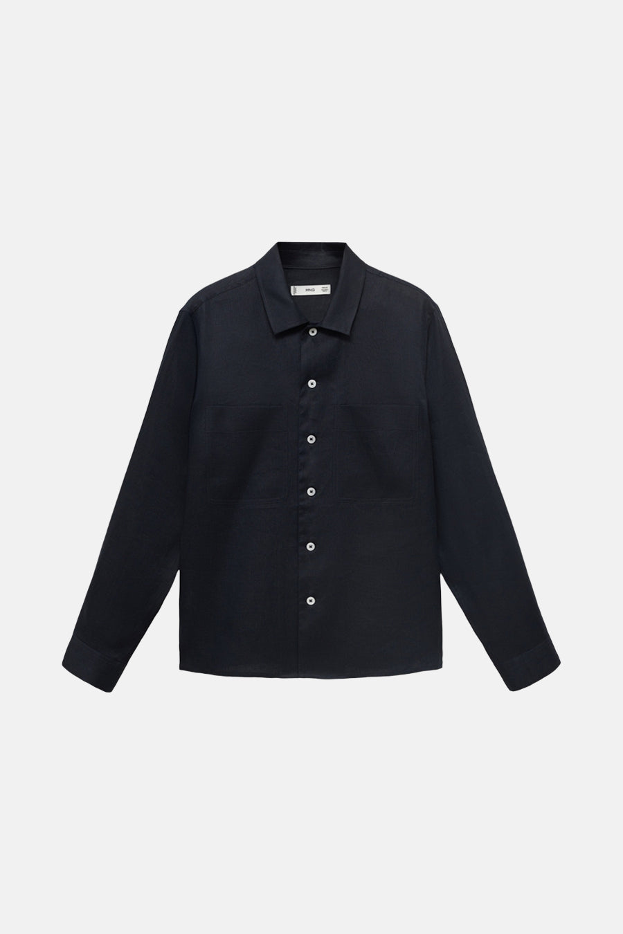 Lange Mouwen Overhemd - Donkerblauw