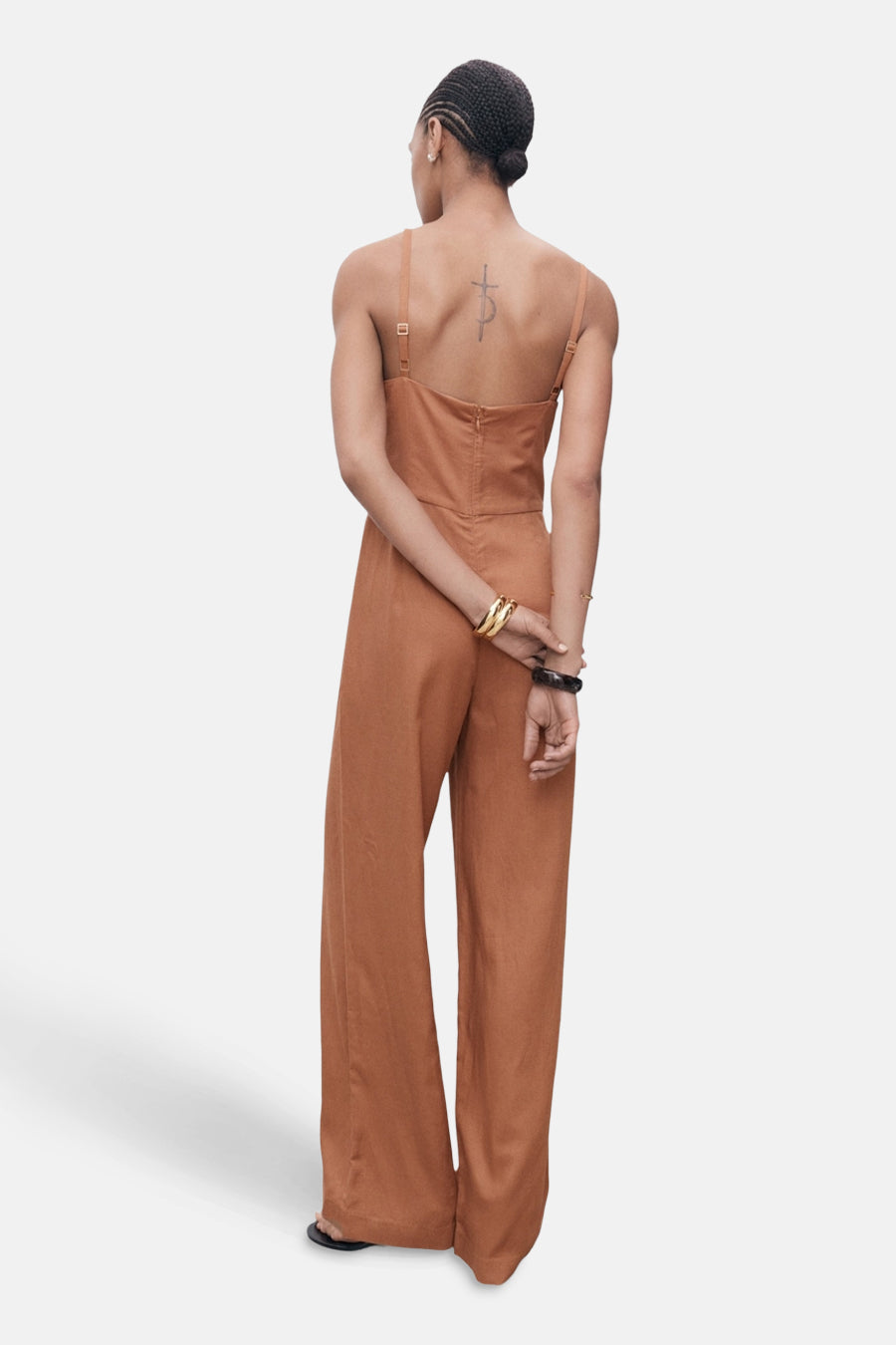 Brown Jumpsuit
