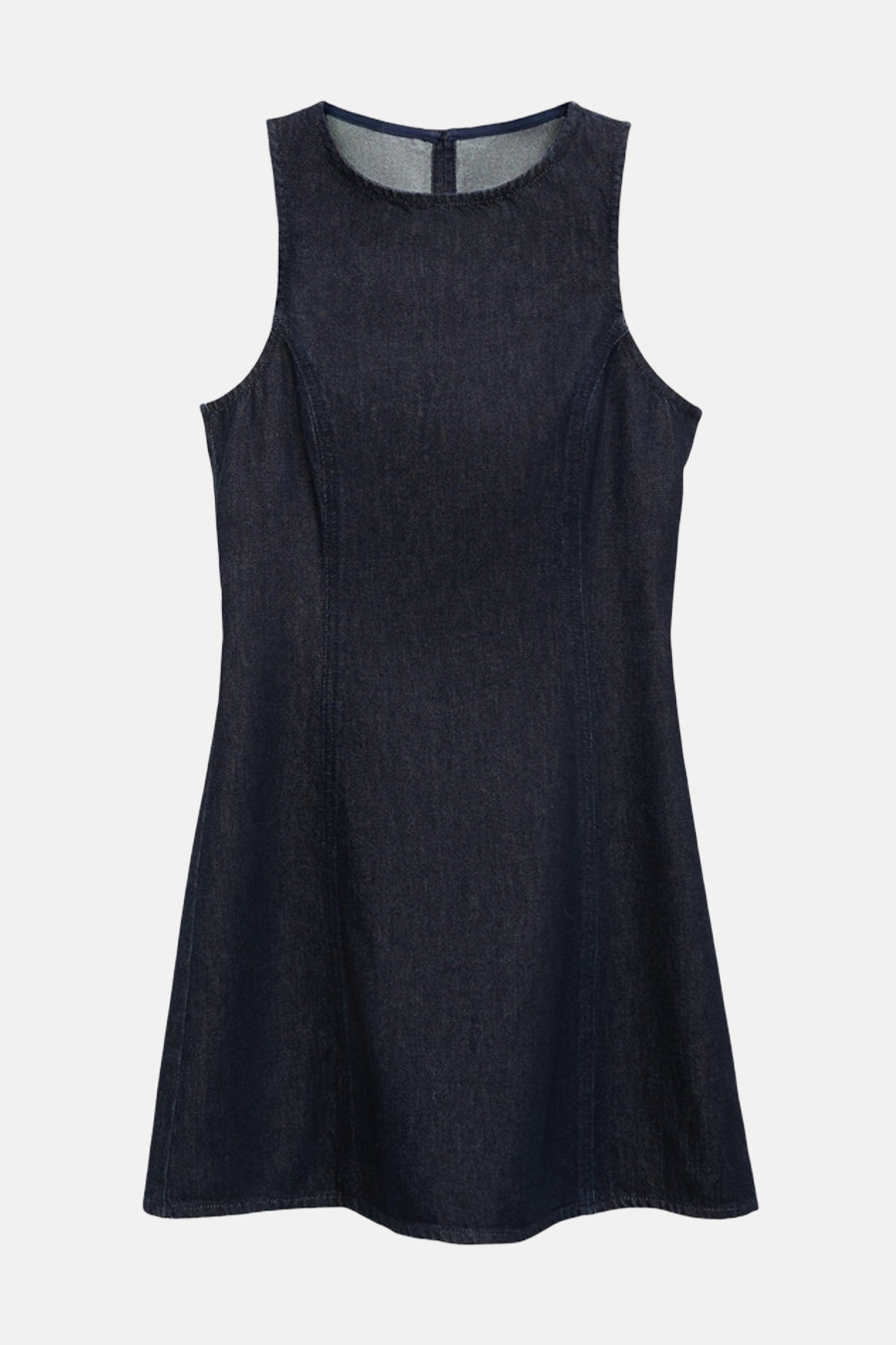 Donkerblauwe Denim Jurk