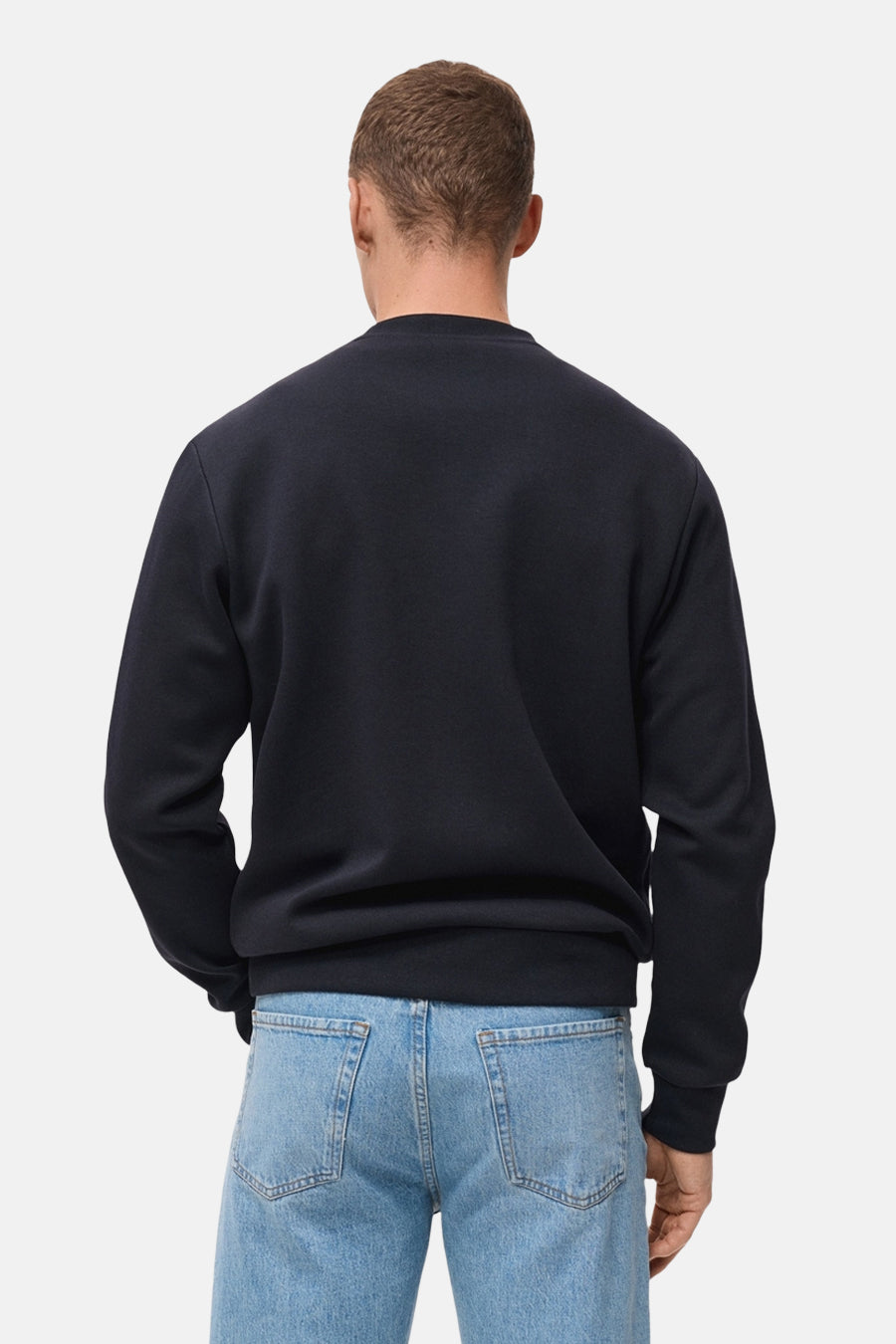 Sweater met ronde hals blauw - MANGO