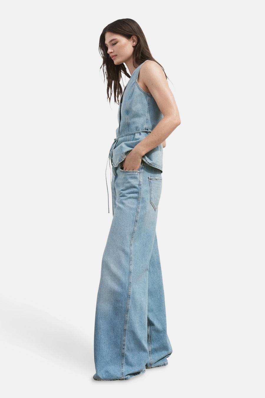 DAPHNE - Lichtblauwe Denim Jeans