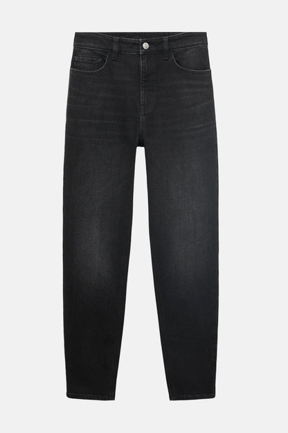 NEWMOM - Donkergrijze Denim Jeans