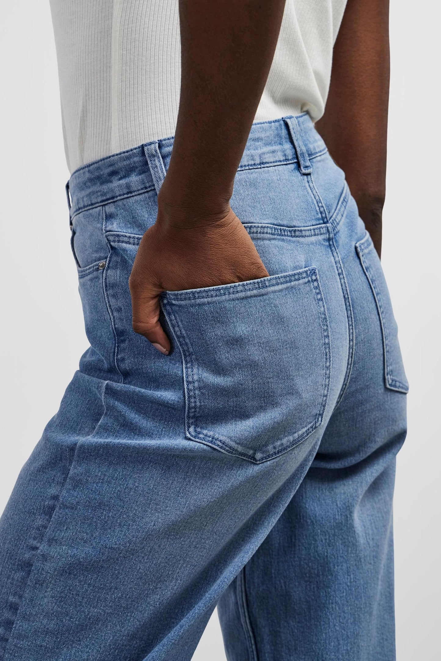 PEGGY - Lichtblauwe Denim Jeans