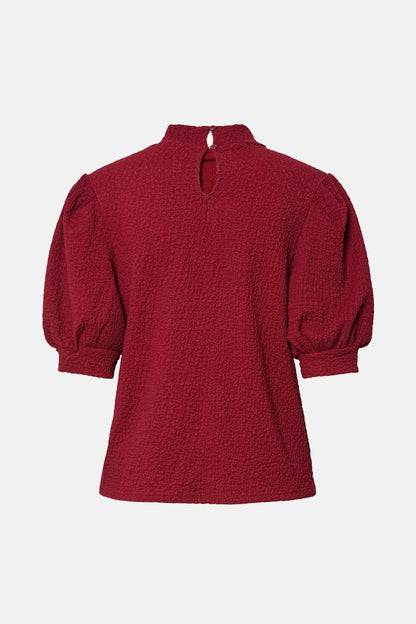 Blouse (korte mouwen) rood - PIECES®