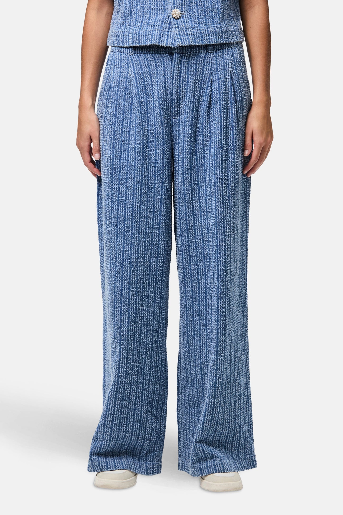 Broek blauw - PIECES®
