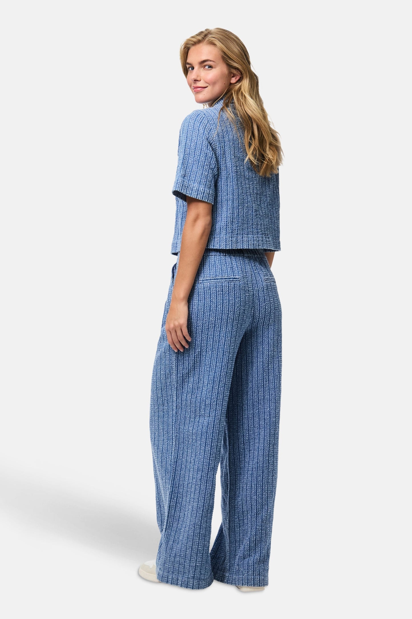 Broek blauw - PIECES®