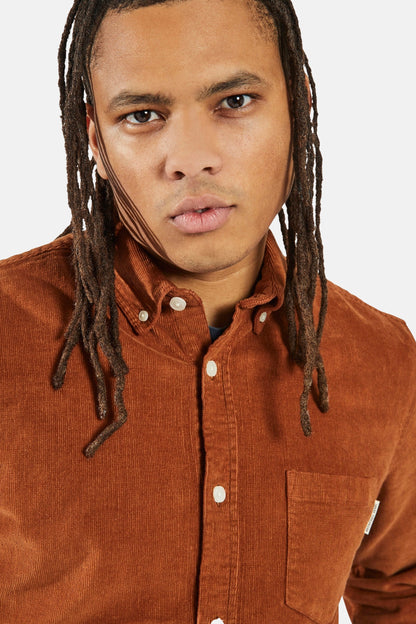 Lange Ärmel Hemd in Orange - REDEFINED REBEL