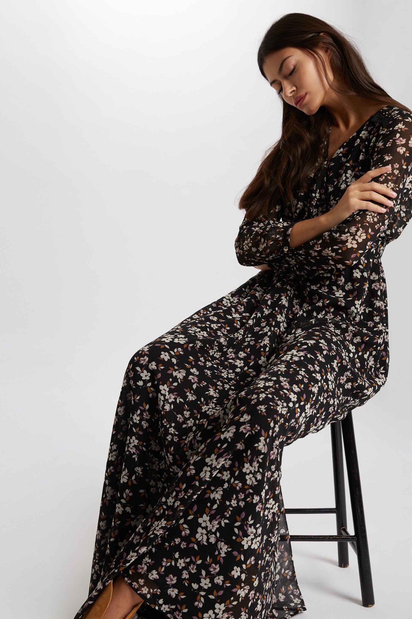 Multicolor Long Dress - Morgan De Toi