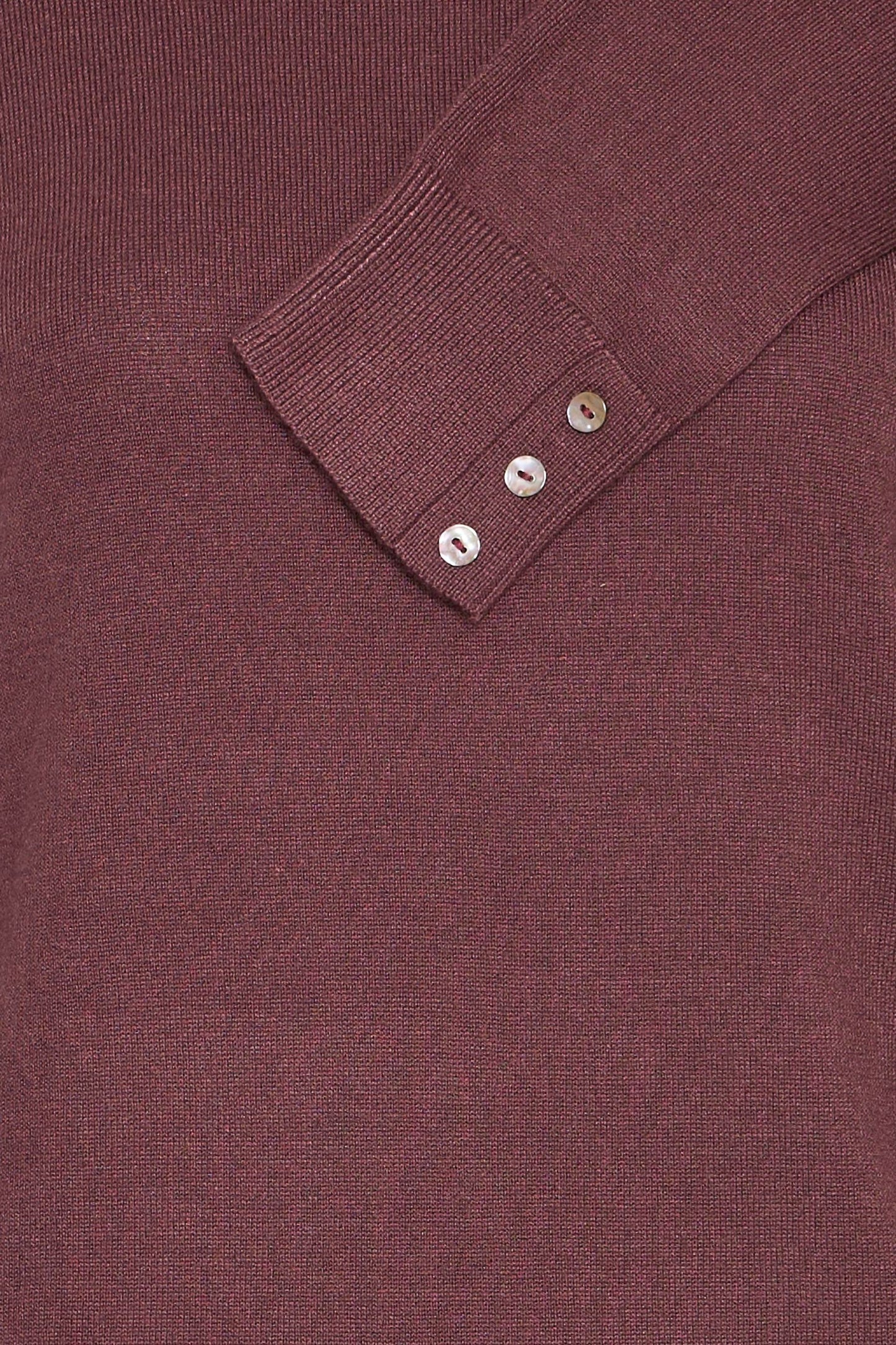 Trui met rolkraag - rood
