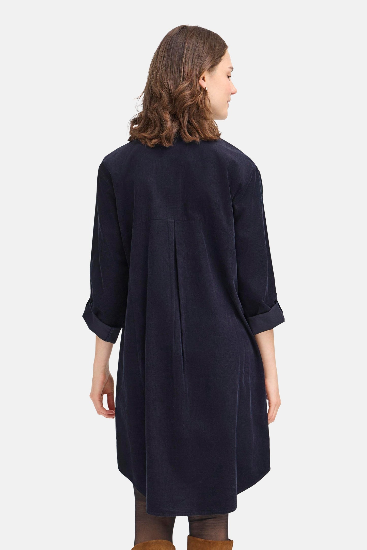 Kleedje met lange mouwen - blauw