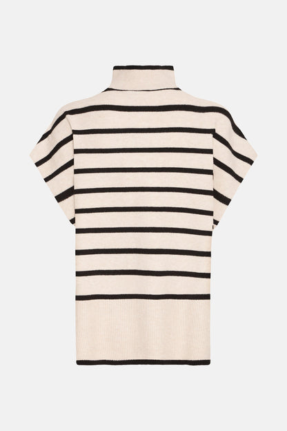 Beige Sleeveless Top