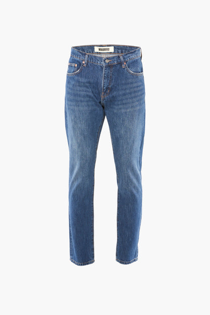 Tapered Denim Jeans