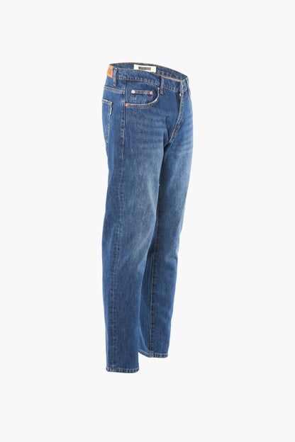 Tapered Denim Jeans