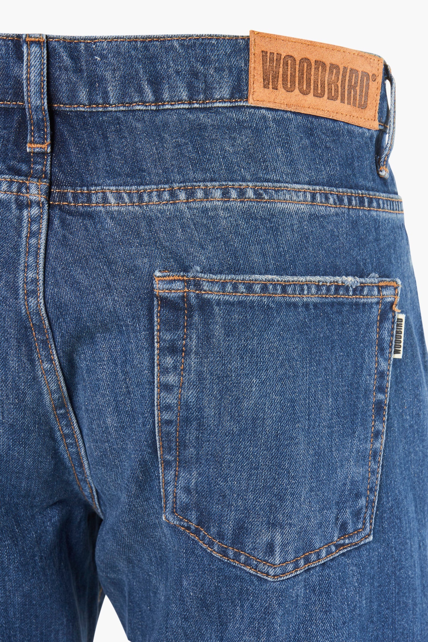 Tapered Denim Jeans