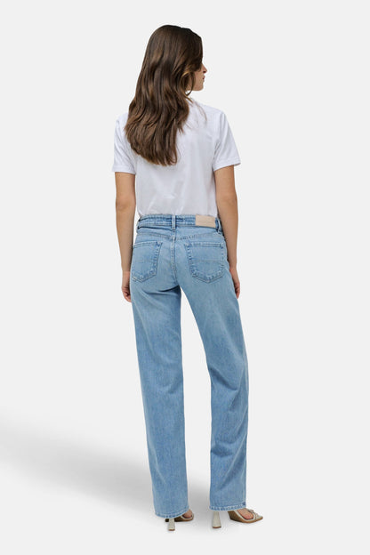 Lichtblauwe Rechte Jeans - Salsa Jeans®