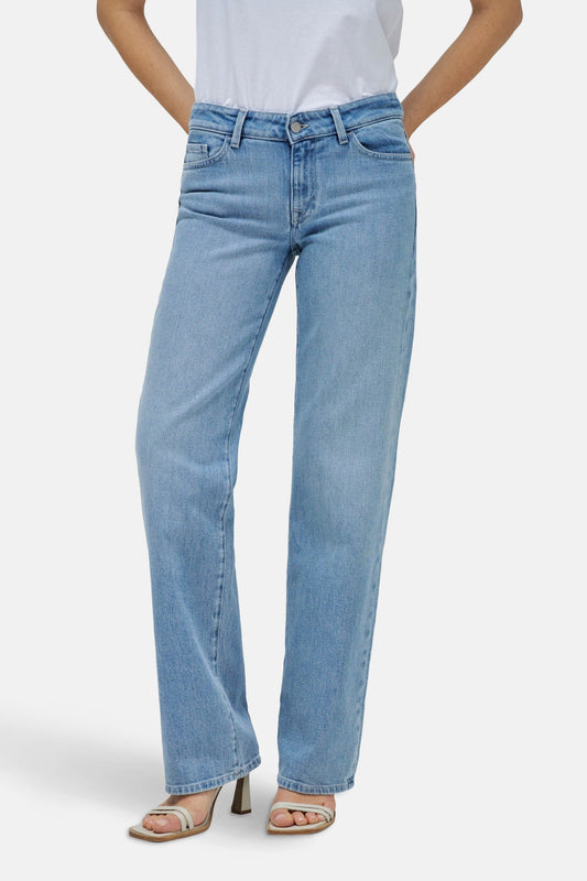 Lichtblauwe Rechte Jeans - Salsa Jeans®