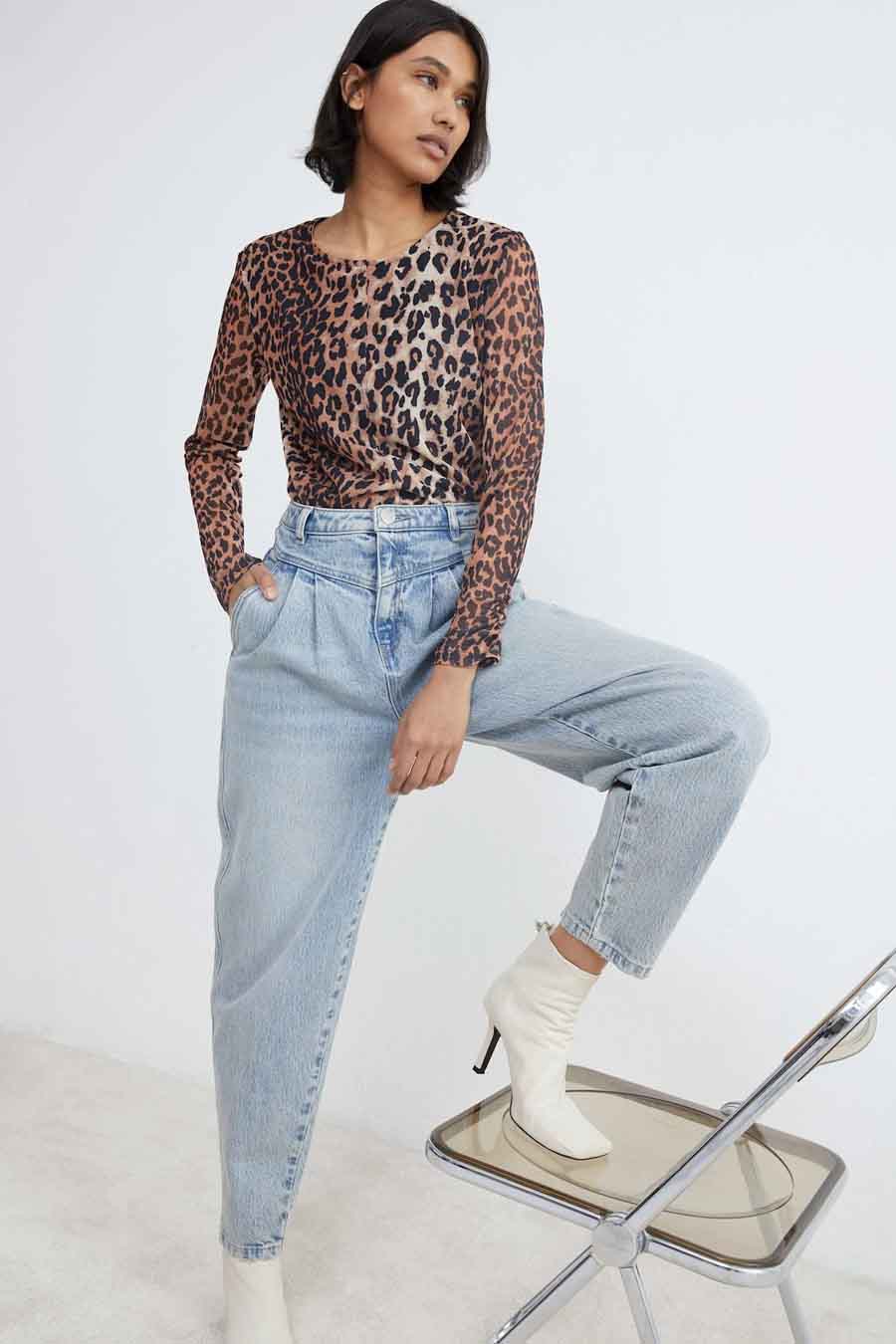 Lichtblauwe Denim Jeans