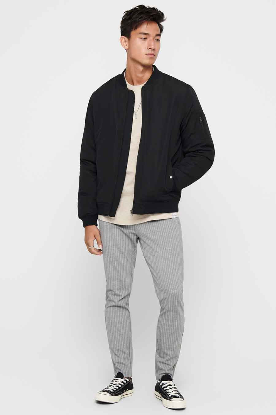 ONLY & SONS® Jas in Lang Zwart