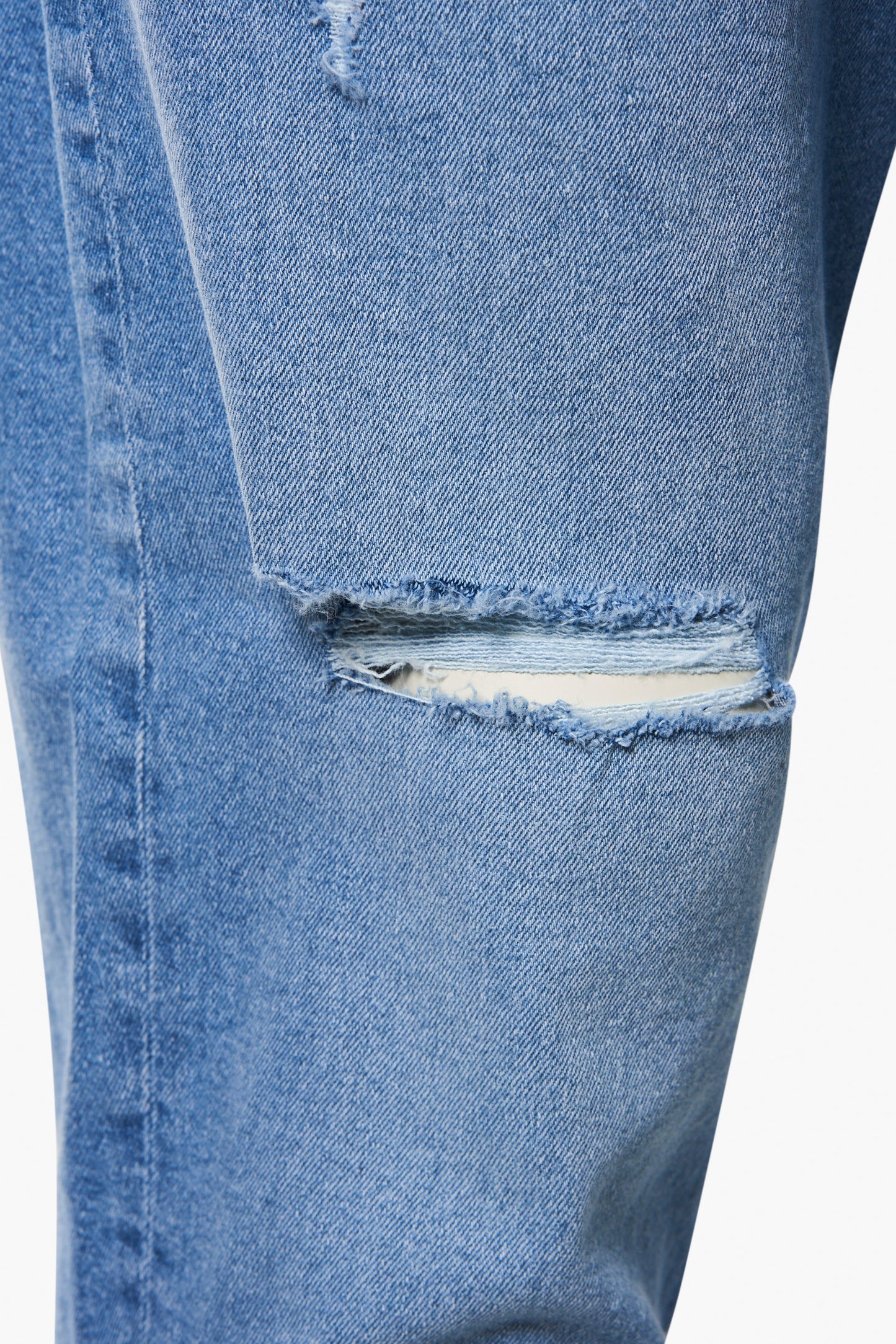 Lichtblauwe Denim Tapered Jeans