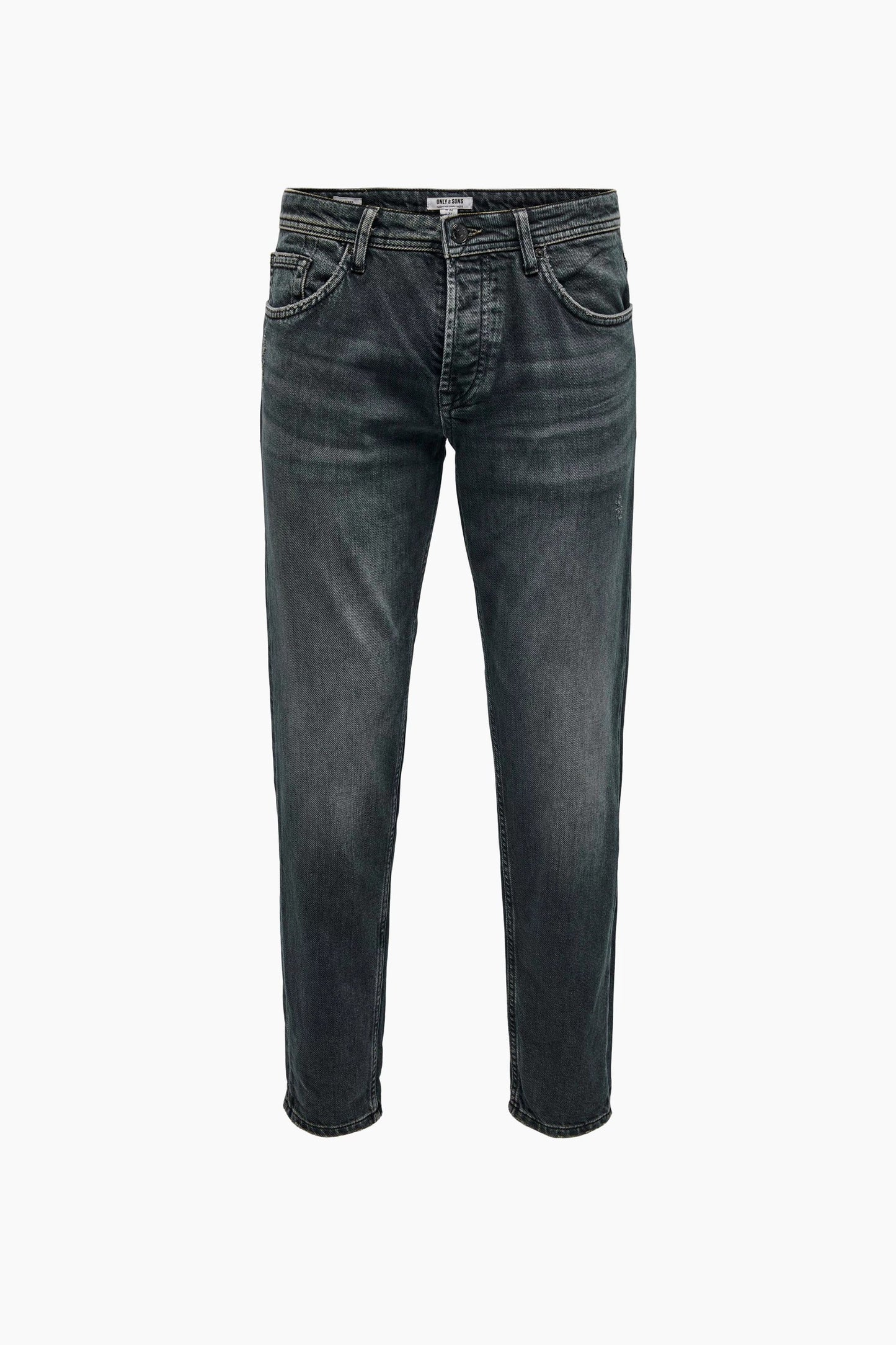 Tapered Jeans - Dark Gray Denim