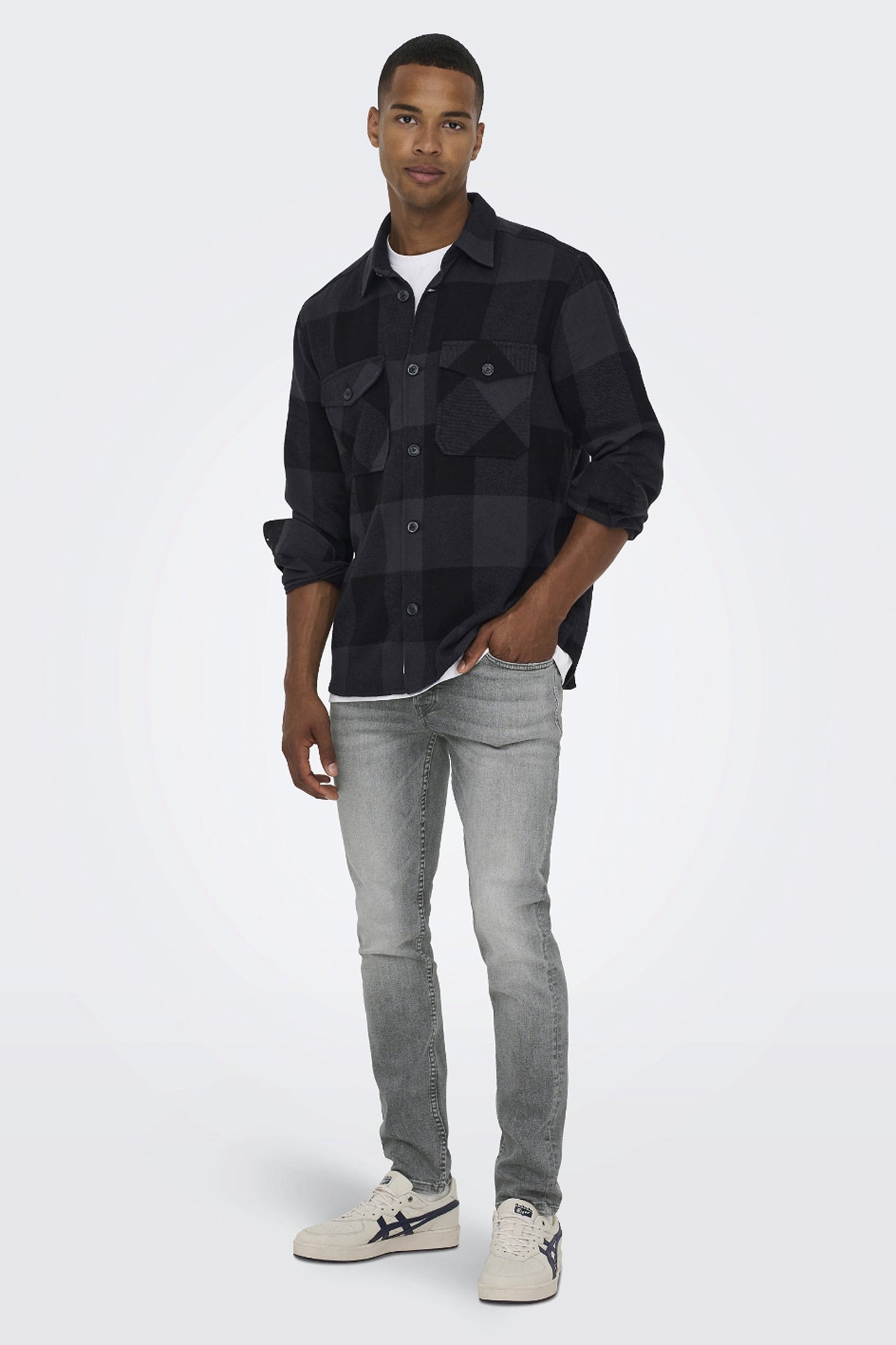 LOOM - Grijze Denim in Medium Shade