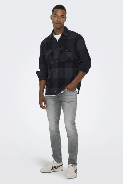 LOOM - Grijze Denim in Medium Shade