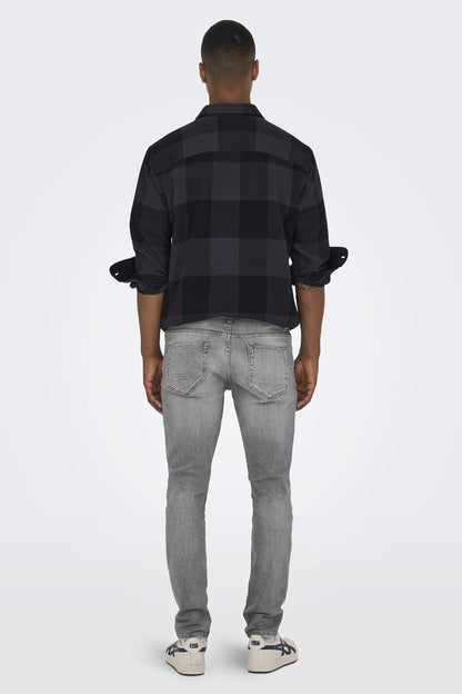 LOOM - Grijze Denim in Medium Shade